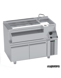 Mesa cocktail bar con puertas 1,2m ERMBCR-120