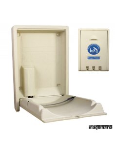 Cambiador de bebe plegable 9R101 de pared