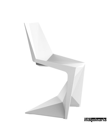 Silla plastica MROXEL encajable blanco