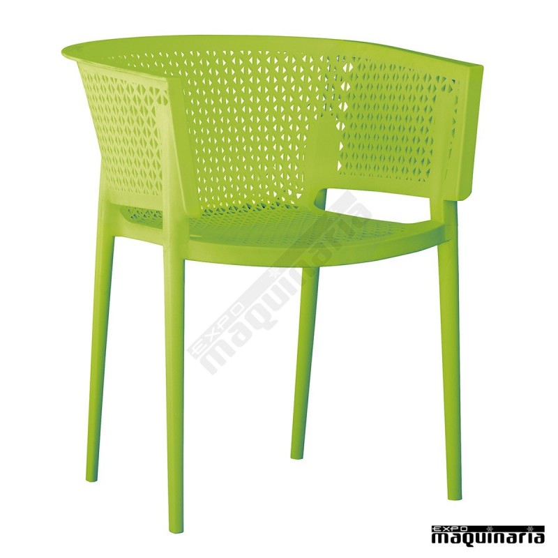 Sillones de plastico para exterior, Sillon terraza MROXY polipropileno