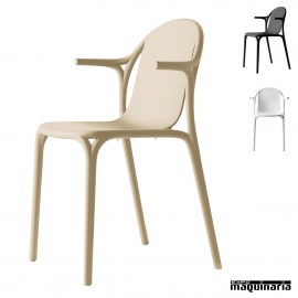Sillon terraza MRBROOK-B apilable