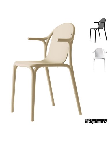 Sillon terraza MRBROOK-B apilable