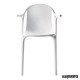 Sillon terraza MRBROOK-B blanco