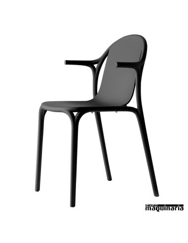 Sillon terraza MRBROOK-B negro