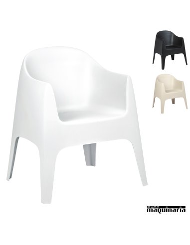 Sillon terraza MRSOL-B apilable
