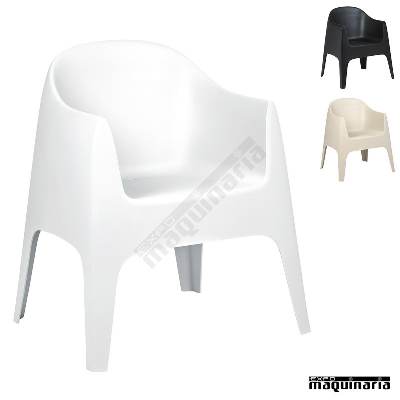 Sillon terraza MRSOL-B apilable