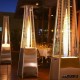 Estufas de terraza a gas HOMV25829W+ noche