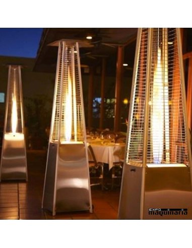 Estufas de terraza a gas HOMV25829W+ noche