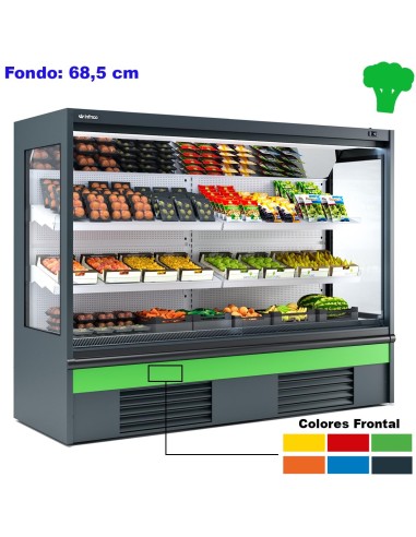 Vitrinas para frutas y verduras INMS6H1+ Abiertas