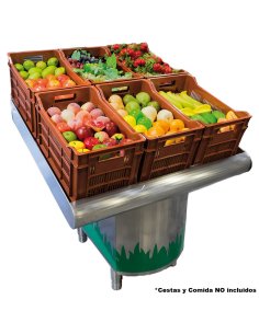 Expositores de fruta y verdura FR075630 INOX