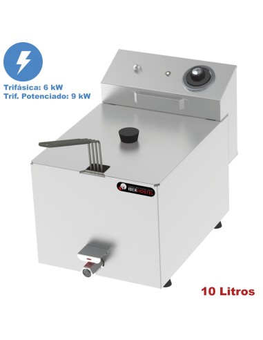 Freidora de 10 litros IBER-FRY10GT-II TRIFÁSICA