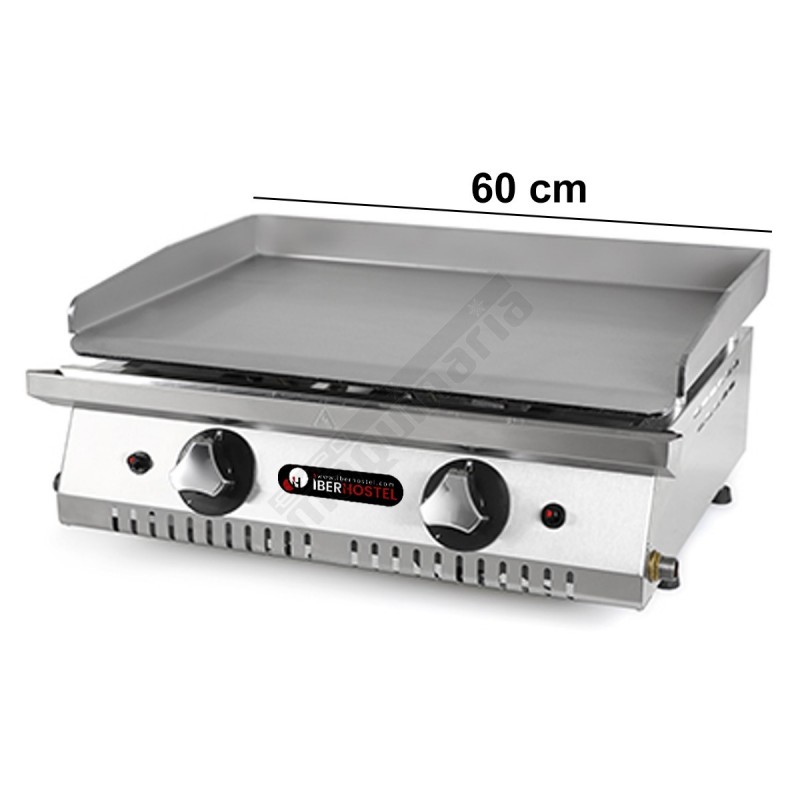 Plancha de gas MOD 75-P - med 66 x 40cm - planchahosteleria