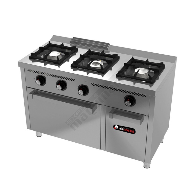 Cocina de gas IBER-C3F600H