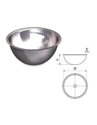 Fregadero para soldar ø390 1 cubeta Válvula 454202. Limpieza.