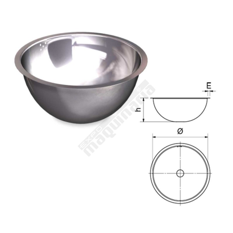 Fregadero para soldar ø390 1 cubeta Válvula 454202. Limpieza.