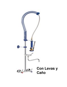 Grifo ducha sobremesa monomando dos aguas extrabajo con caño