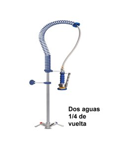 Grifo ducha sobremesa 2 aguas 1/4 de vuelta