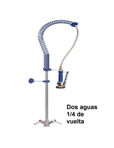 Grifo ducha sobremesa monomando dos aguas extrabajo con caño
