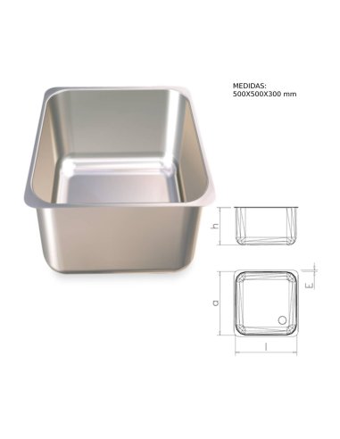 Fregadero para soldar a mesa. Valvula 454214