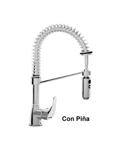 Grifo ducha sobremesa monomando dos aguas extrabajo con caño