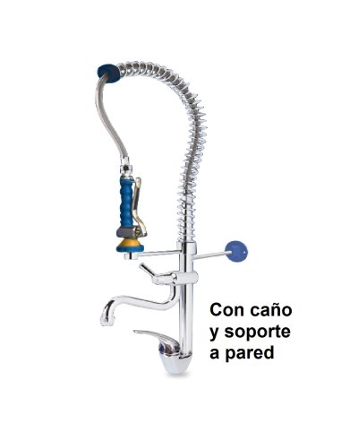 Grifo ducha sobremesa monomando dos aguas extrabajo con caño