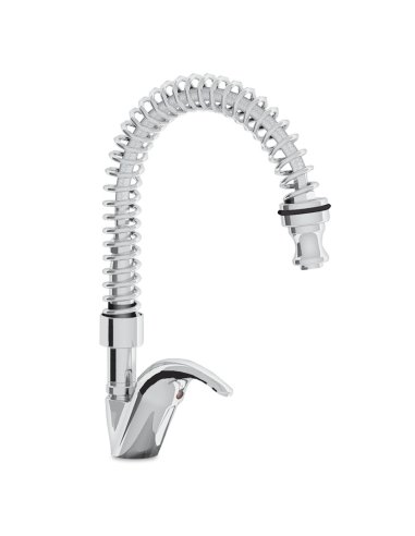 Grifo ducha sobremesa monomando dos aguas extrabajo con caño