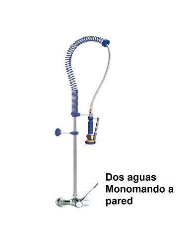 Grifo ducha 2 aguas monomando a pared FR463064