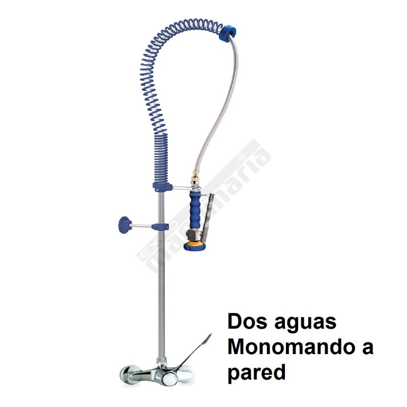 Grifo ducha 2 aguas monomando a pared FR463064