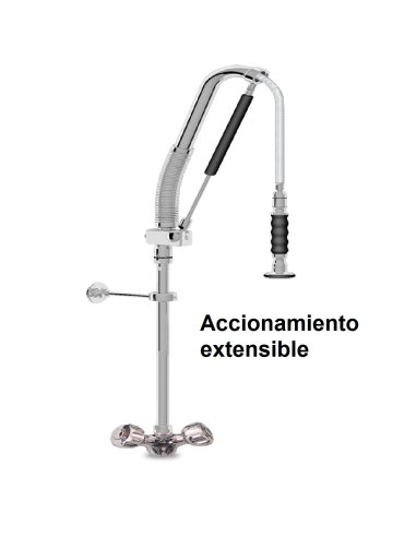 Grifo ducha 2 aguas modelo accionamiento extensible