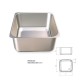 Fregadero inox rectangular para soldar