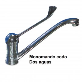  Grifo de sobremesa monomando codo dos aguas
