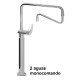 Grifo de columna orientable 2 aguas monocomando