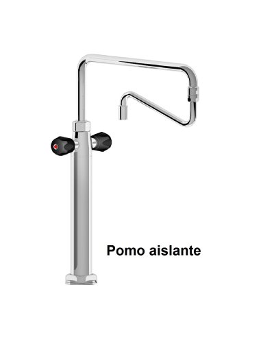 Grifo de columna orientable pomo aislante
