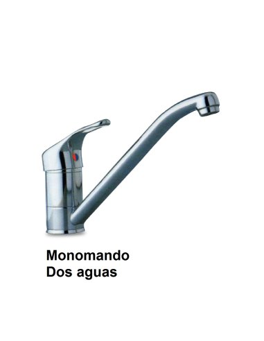Grifo de sobremesa monomando dos aguas