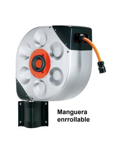 Grifo en acero inoxidable de manguera enrollable