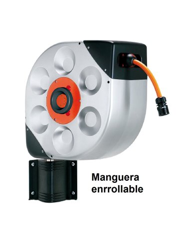 Grifo en acero inoxidable de manguera enrollable