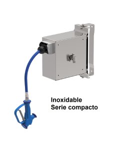 Grifo manguera enrollable inoxidable serie compacto