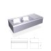 Fregadero  colgante, 2 cubetas y escurridor derecho FR054432