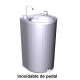  Fuente de columna inox de pedal