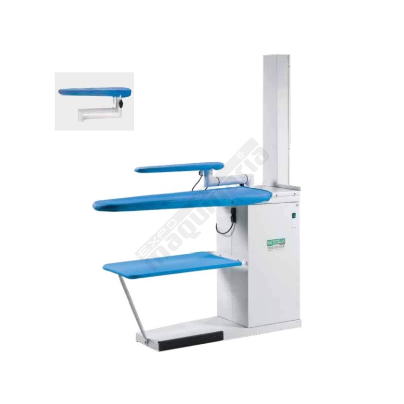 centro de planchado en frio con aspiradora con chimenea