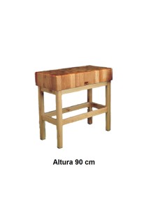 Tajo de 4 patas de madera