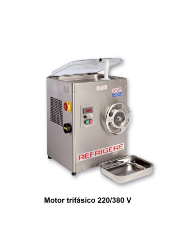 Picadora de carne industrial refrigerada SPMP-32RE-T