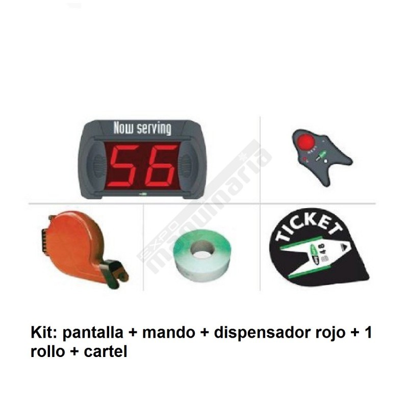 KIT Pantalla indicadora de turnos SPIT-9-MD