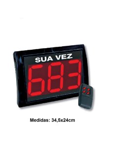 Pantalla indicadora de turnos SPIT-4 2