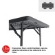 Mesa catering plegable Fondo 60 ZOL120 Ergonomía