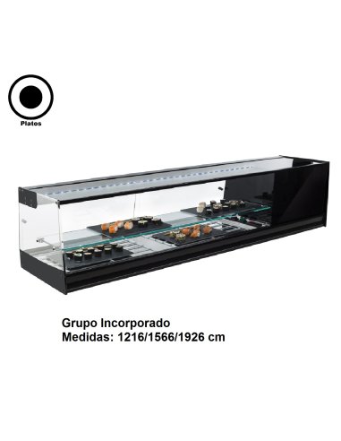 Vitrina para sushi placa fría con estante VGSHS-0IE