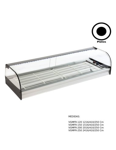 Vitrina de barra para tapas Encastrable. VGMFR-120