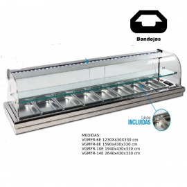 Vitrina de barra para tapas Encastrable VGMFR-6E
