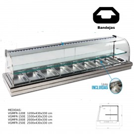 Vitrina de barra para tapas Encastrable VGMFR-120ER