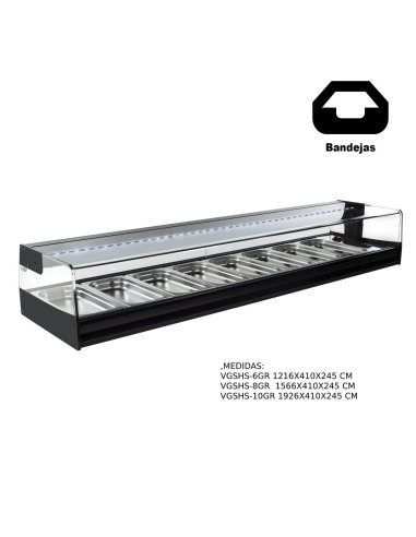 Vitrina refrigerada sushi Remota VGSHS-6GR